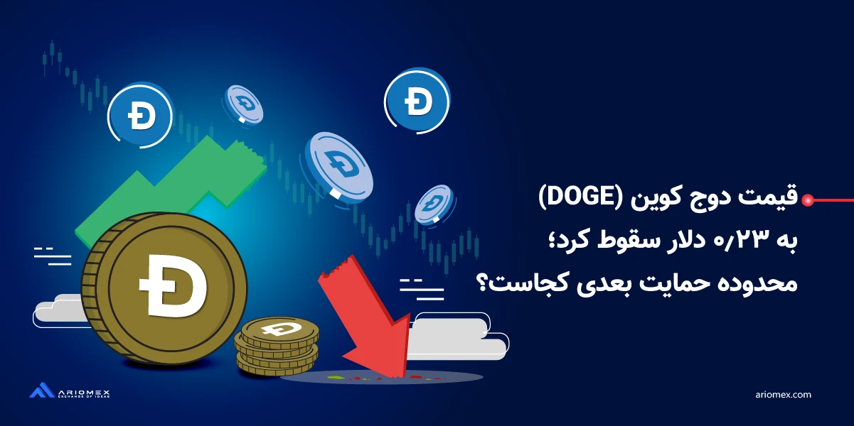 قیمت دوج کوین (DOGE) به ۰.۳۲ دلار سقوط کرد