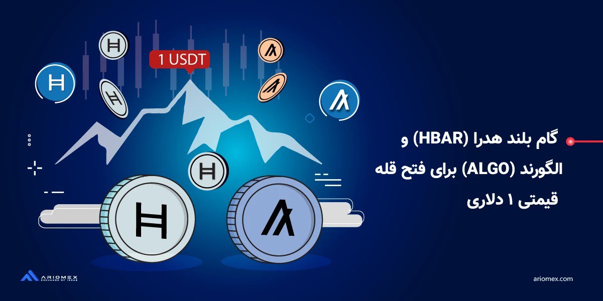 گام بلند هدرا و الگورند برای فتح قله قیمتی ۱ دلاری