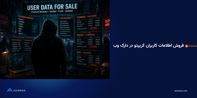 فروش اطلاعات کاربران کریپتو در دارک وب؛ زنگ خطر جدید برای امنیت سرمایه‌گذاران